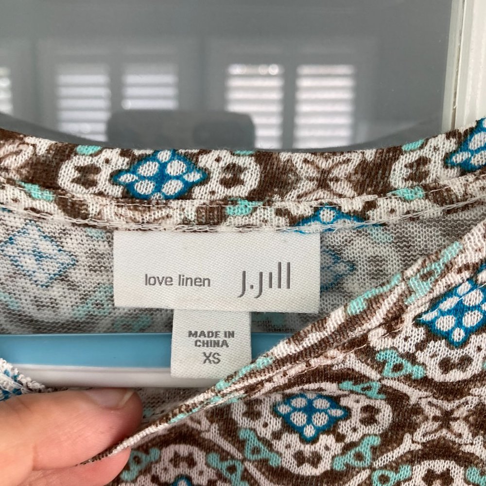 J.Jill Cap-Sleeve Top - Picture 5 of 6
